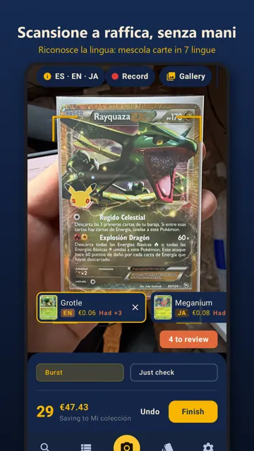 Scanner di carte Pokémon gratis