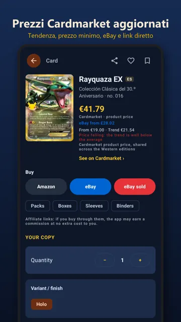 Scanner di carte Pokémon gratis